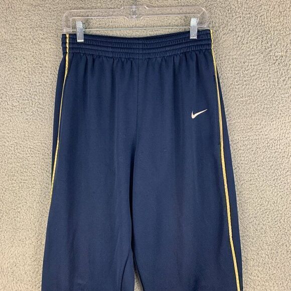 Nike Track Pants Mens‎ Medium Blue Basketball Winter Outdoor Gym Run Ankle Zip - Picture 3 of 14